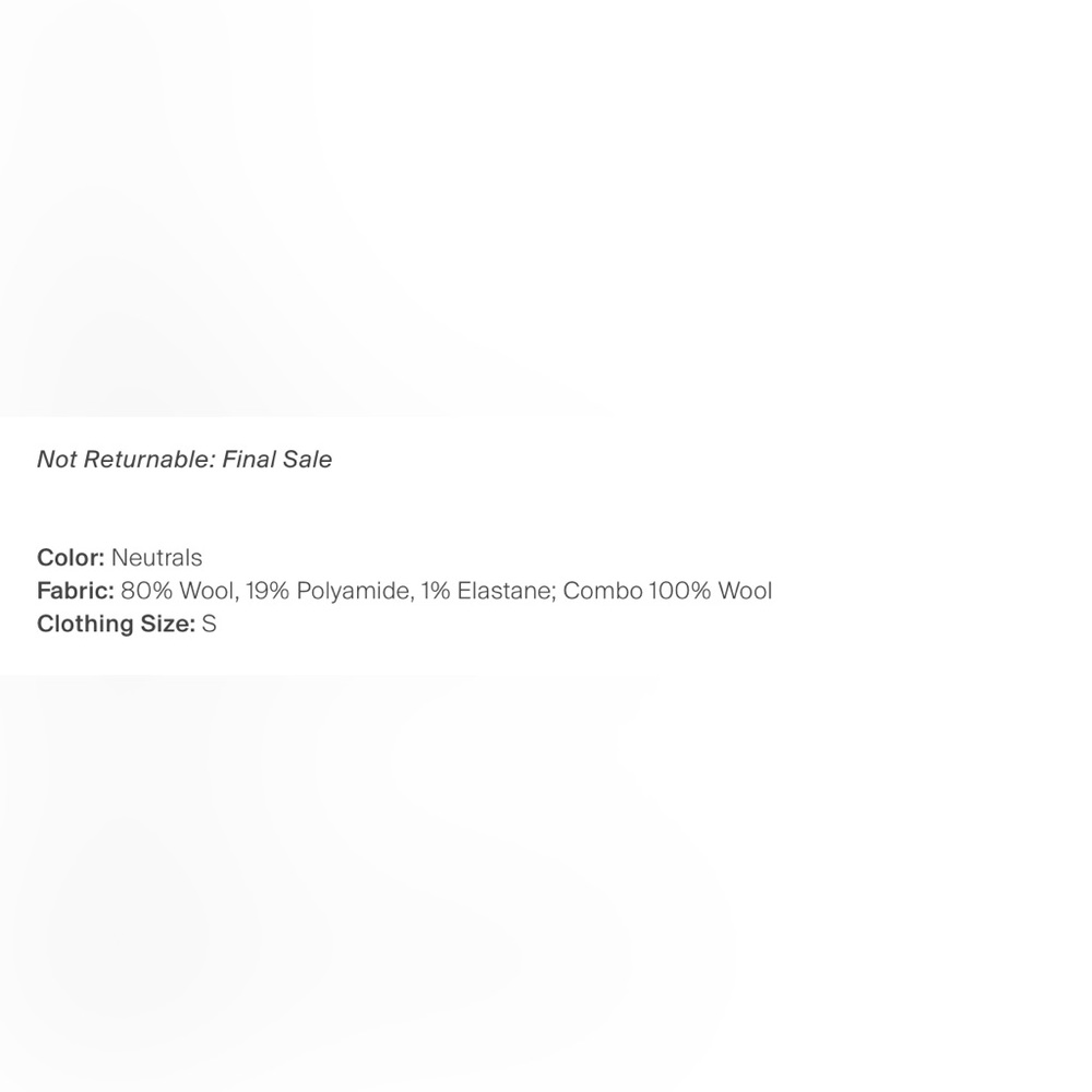 Pristine Condition Rag & Bone Cream Sweater Size … - image 6